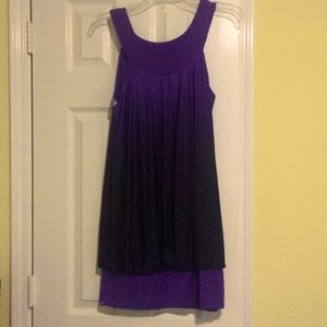 Women Above the Knee Dress - Size M Purple